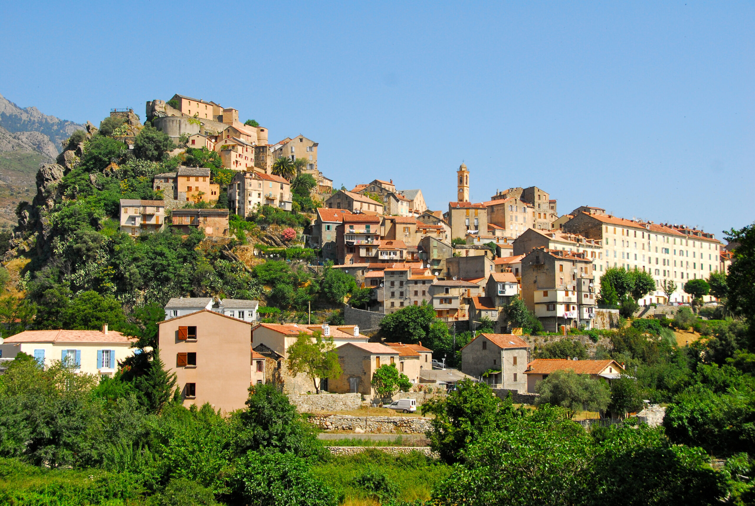 Village de Corte, Corse Village de Corte, Corse
